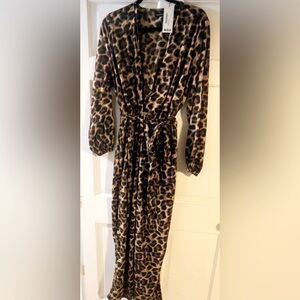 Leopard print jumpsuit